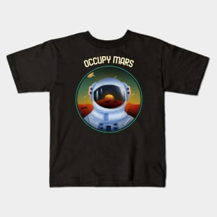 Occupy Mars - Mars Space Kids T-Shirt